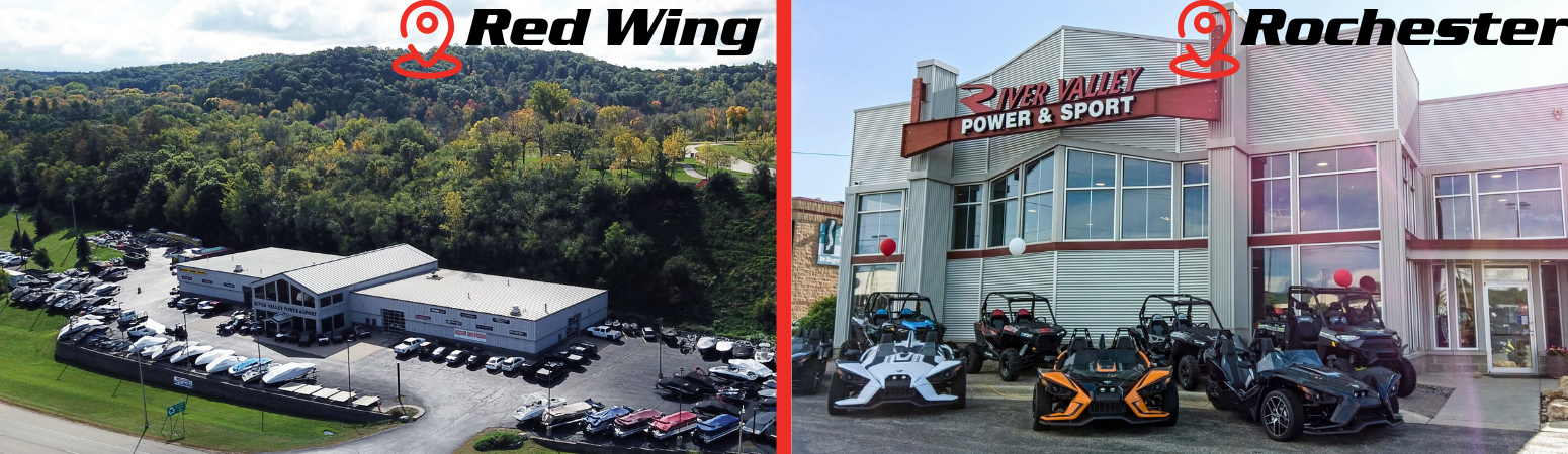 River valley powersports red shop wing